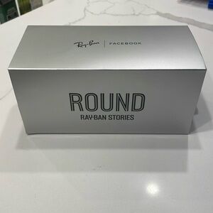 Meta Facebook round Ray Ban stories sunglasses with tech